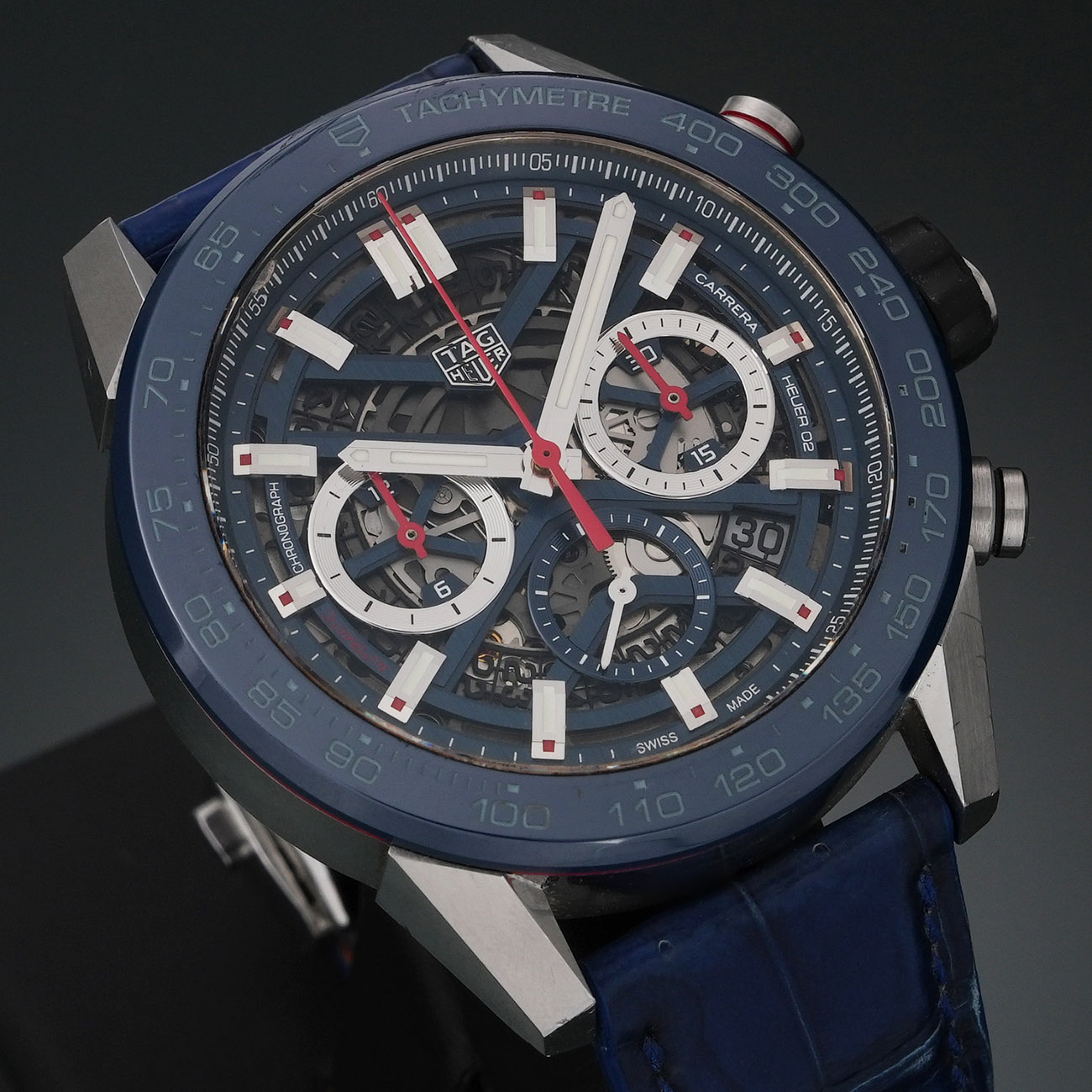 TAG HEUER(USED)태그호이어 까레라 오토매틱 45 mm CBG2A11